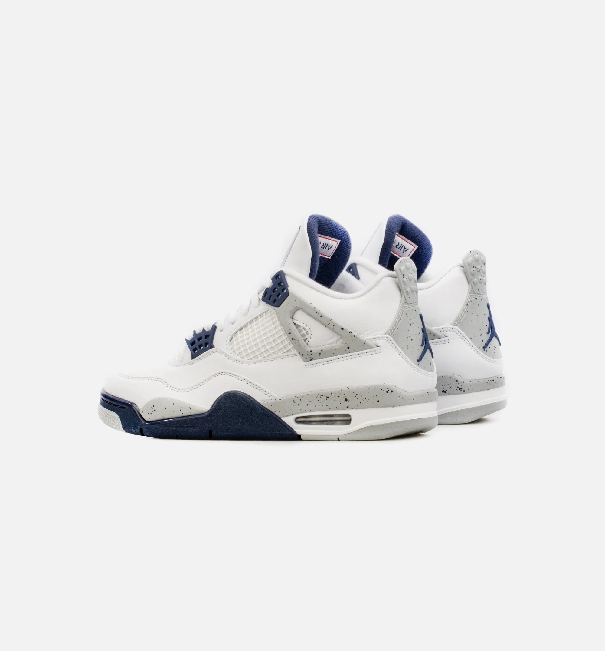 Air Jordan 4 Midnight Navy Mens Lifestyle Shoe White Blue Limit One Per Customer