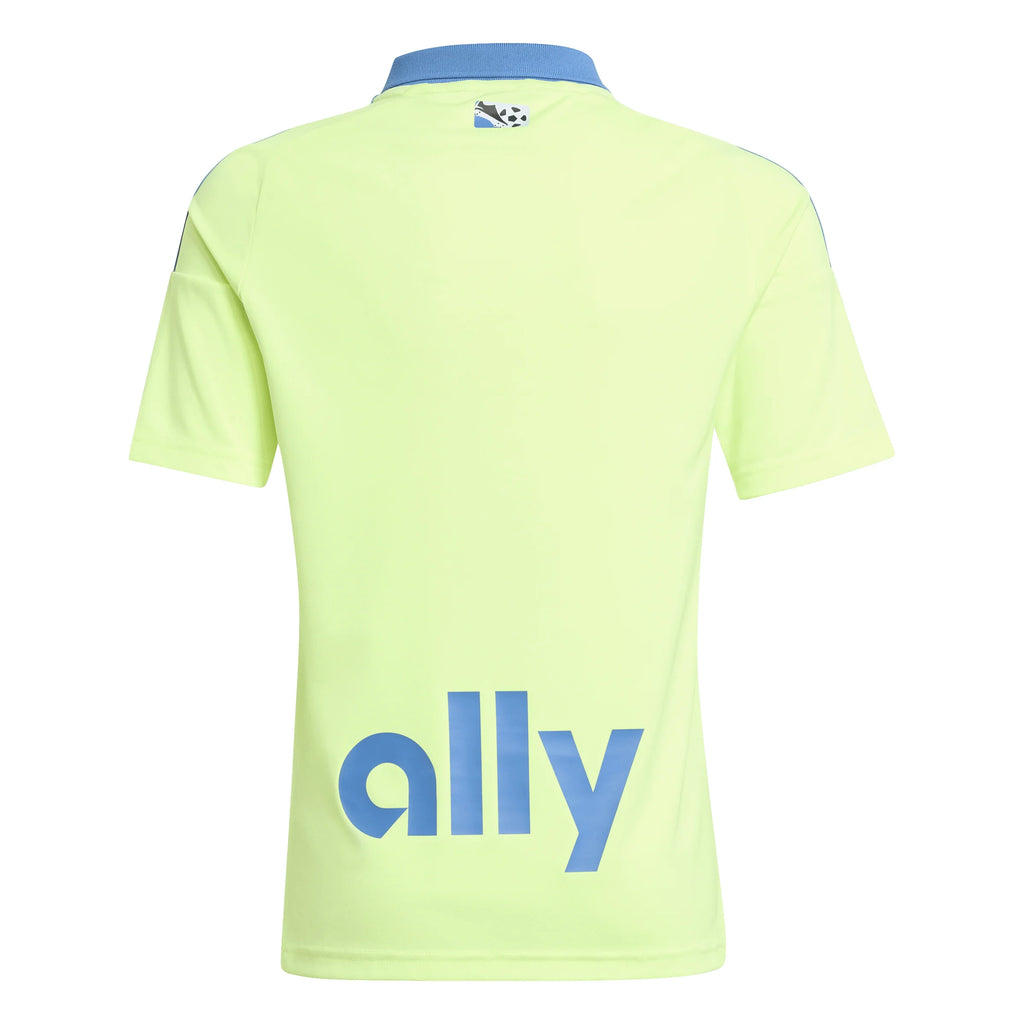 adidas Kids Charlotte FC Third Soccer Jersey 25 26 Yellow