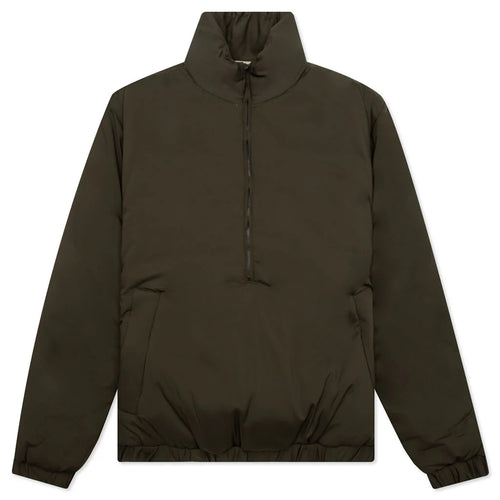 Nylon Puffer Jacket Off Black