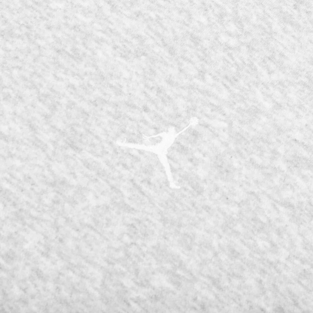 Brooklyn Fleece Pullover Hoodie Grey Heather White