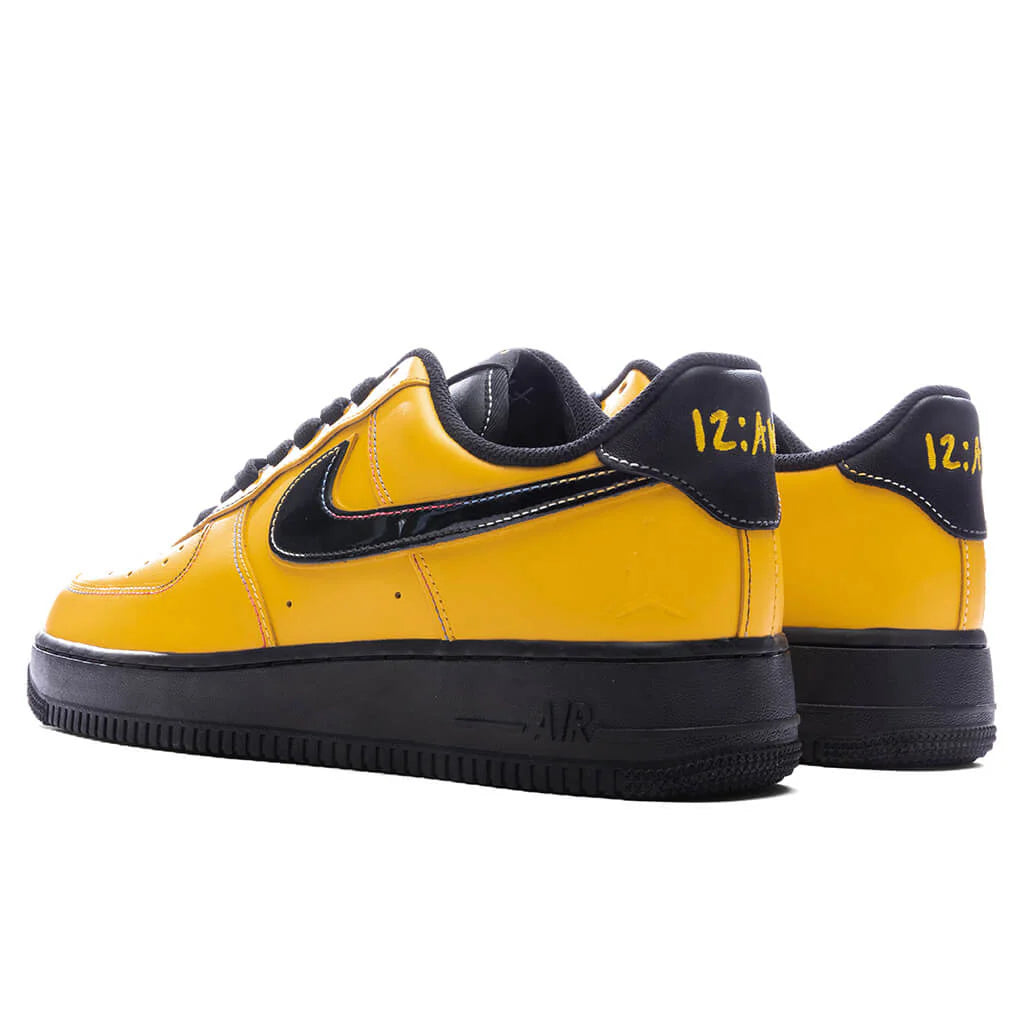 Nike x Ja Morant Air Force 1 07 Sundial Sundial Black Cobalt Bliss