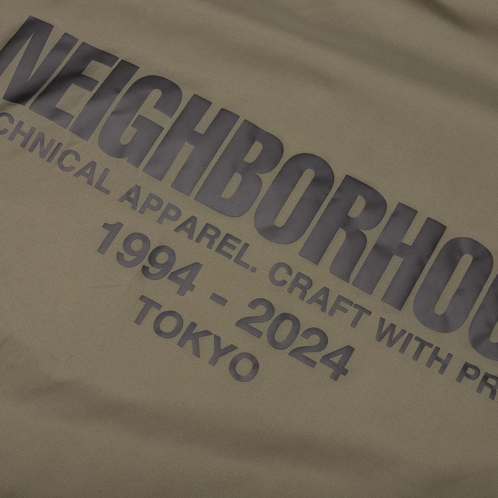 Windbreaker Coach Jacket Olive Drab
