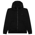 Sport Hoop Fleece Zip Up Jacket Black Dark Shadow