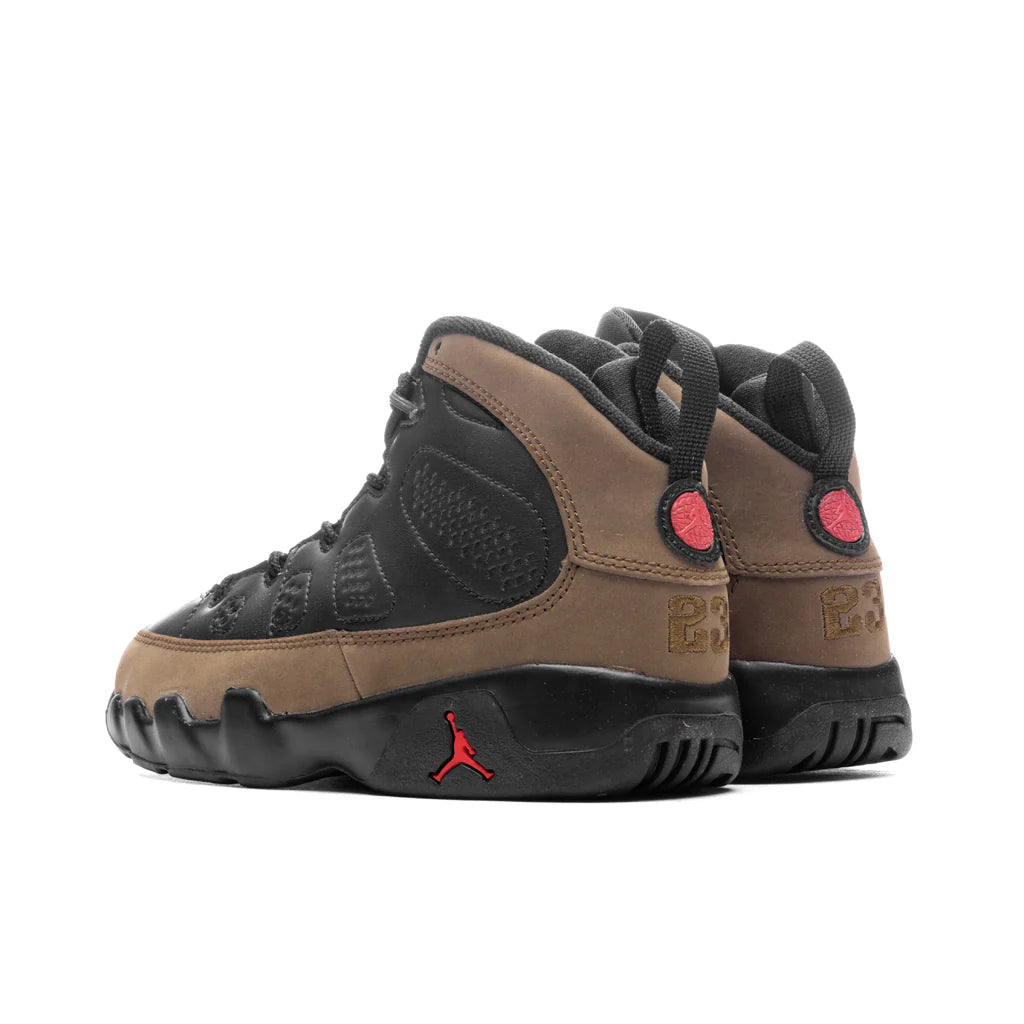 Jordan 9 Retro PS Black True Red Light Olive