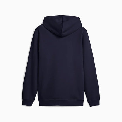 PUMA Manchester City FTBL Ess Mens Soccer Hoodie FL Navy Light Blue