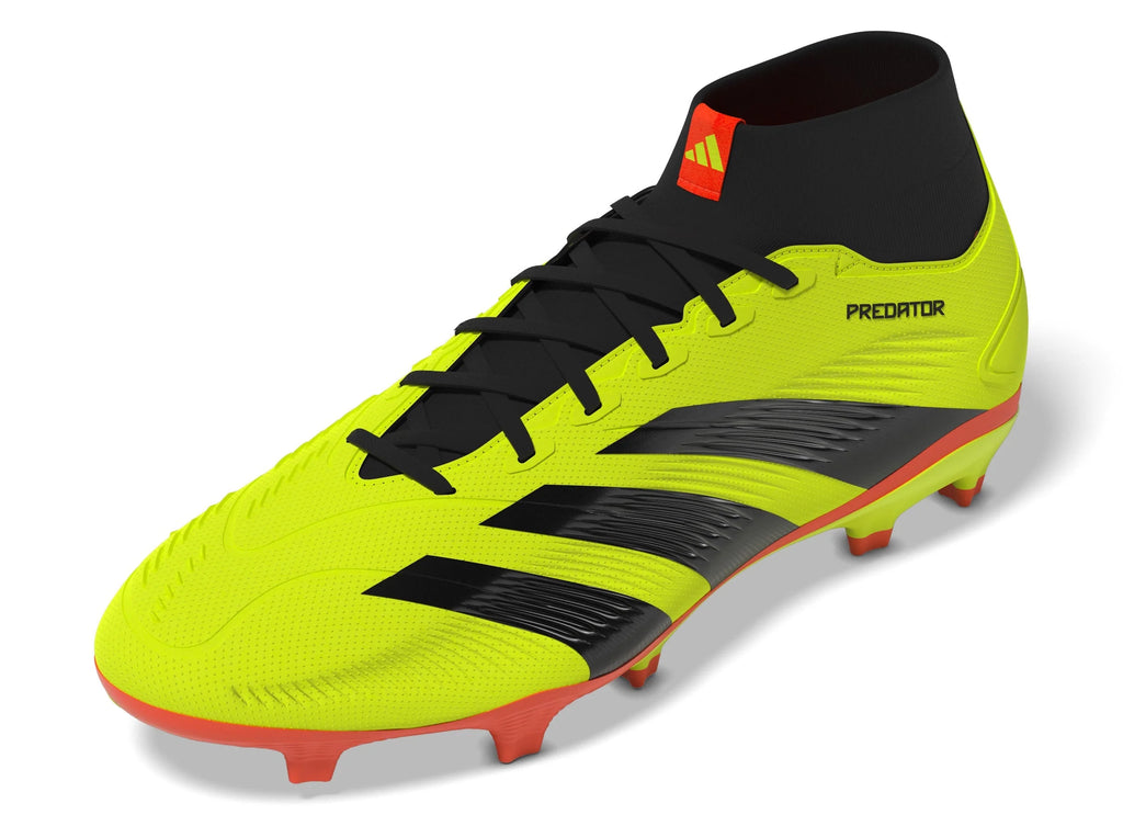 adidas Predator League Sock FG Firm Ground Soccer Cleats Team Solar Yellow Core Black