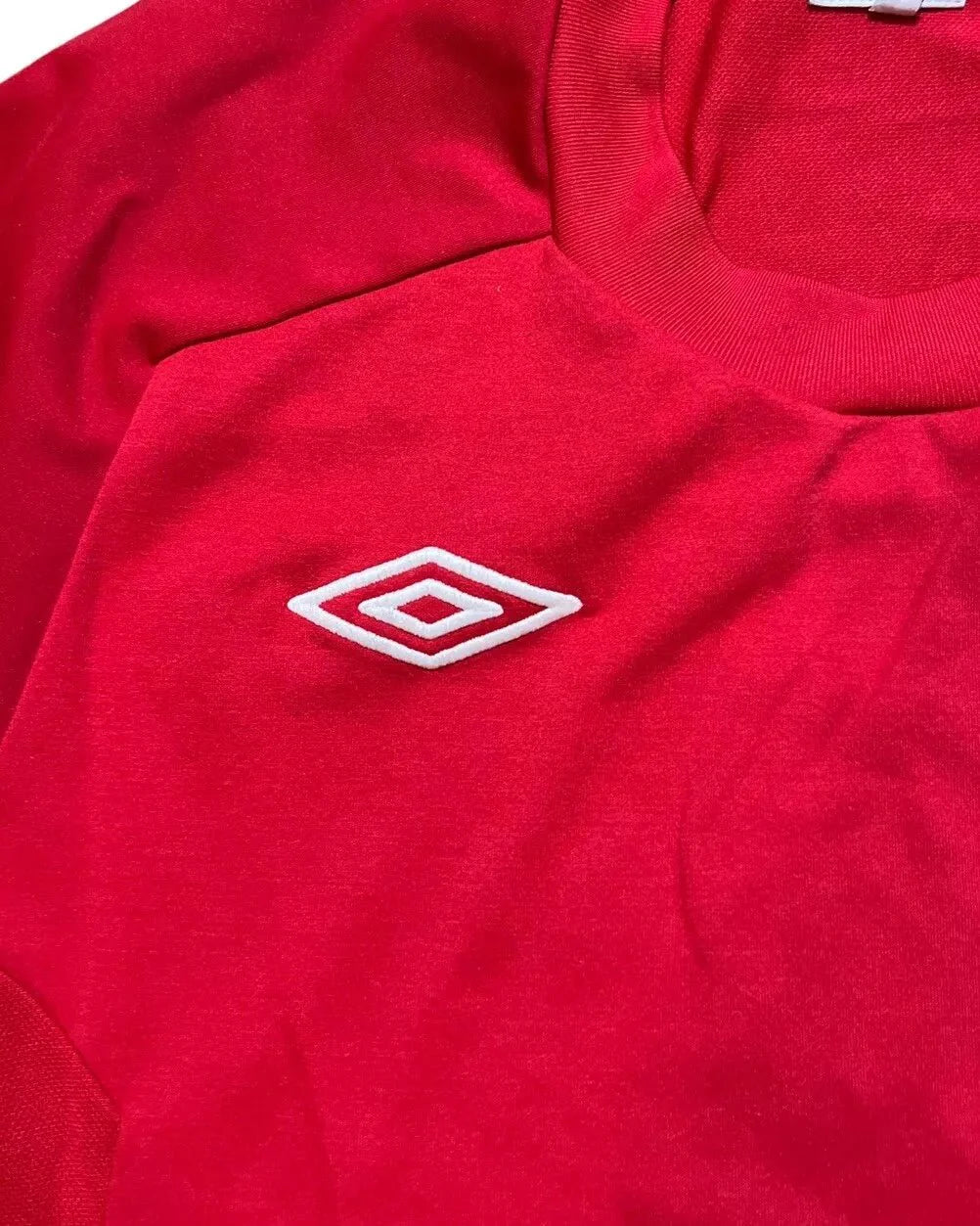 Umbro England Away Jersey 2010 2011 Red