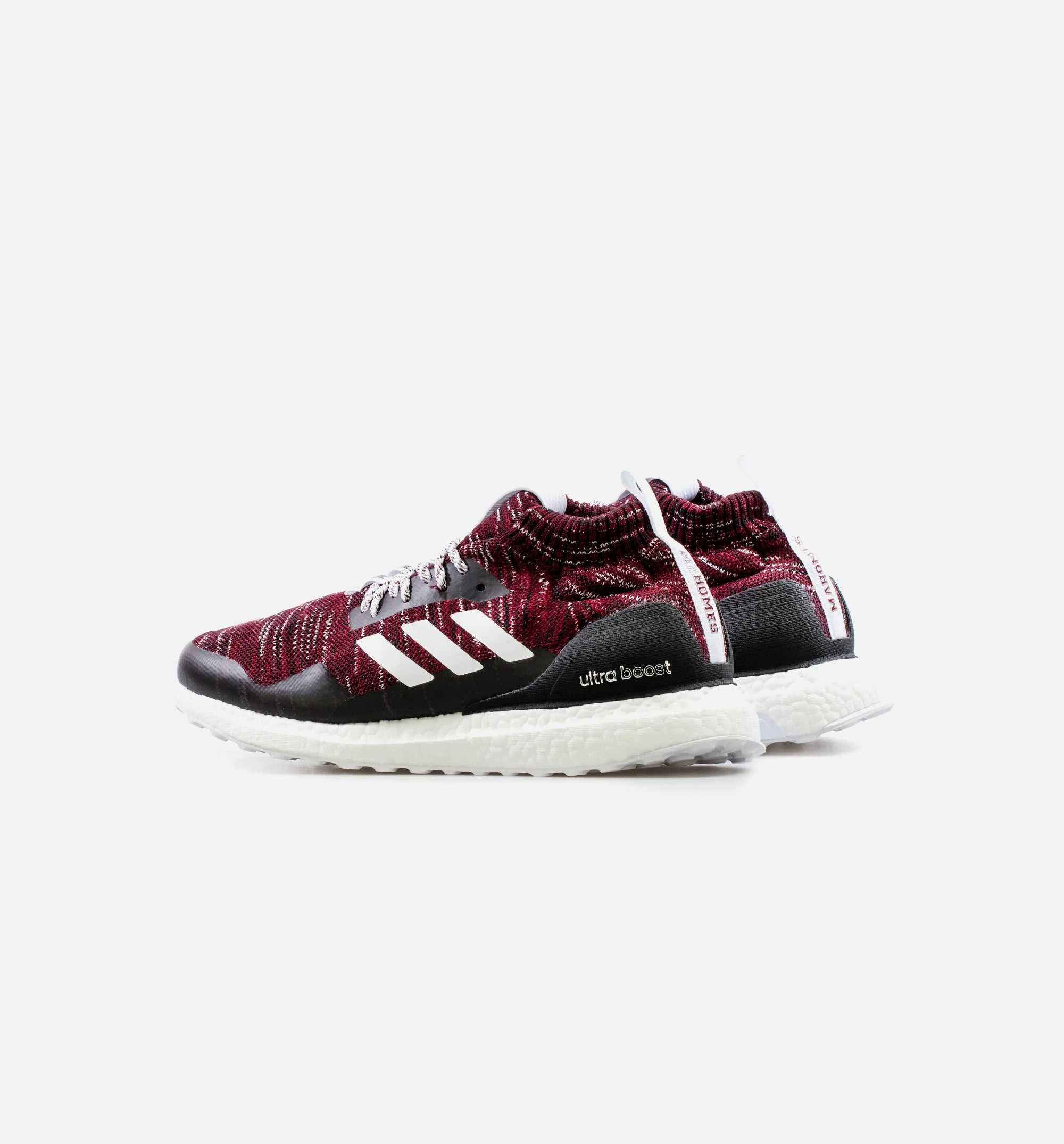 Ultraboost Mid Pat Mahomes Mens Running Shoe Burgundy White