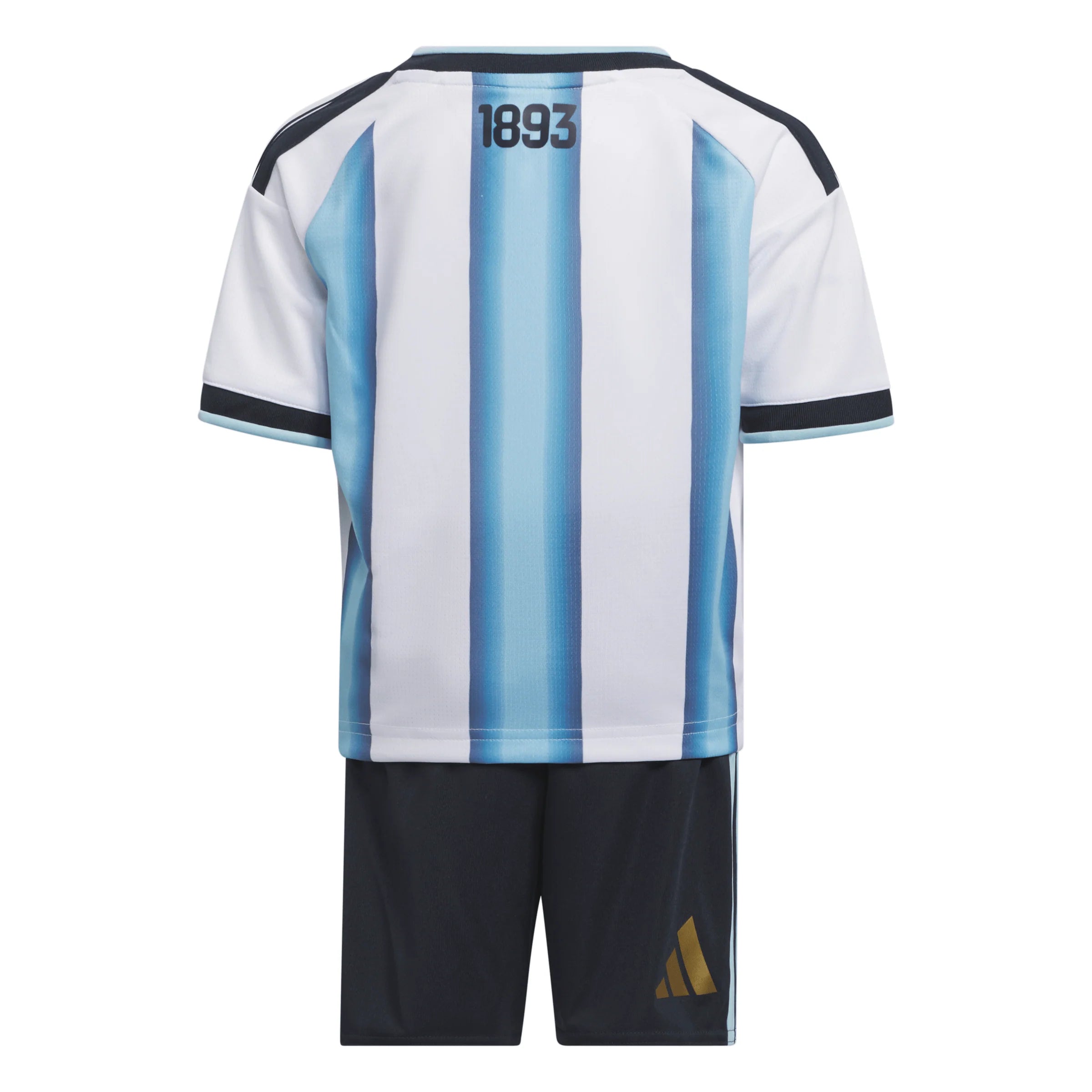adidas Argentina Home Youth Soccer Mini Kit Set 26 White Blue