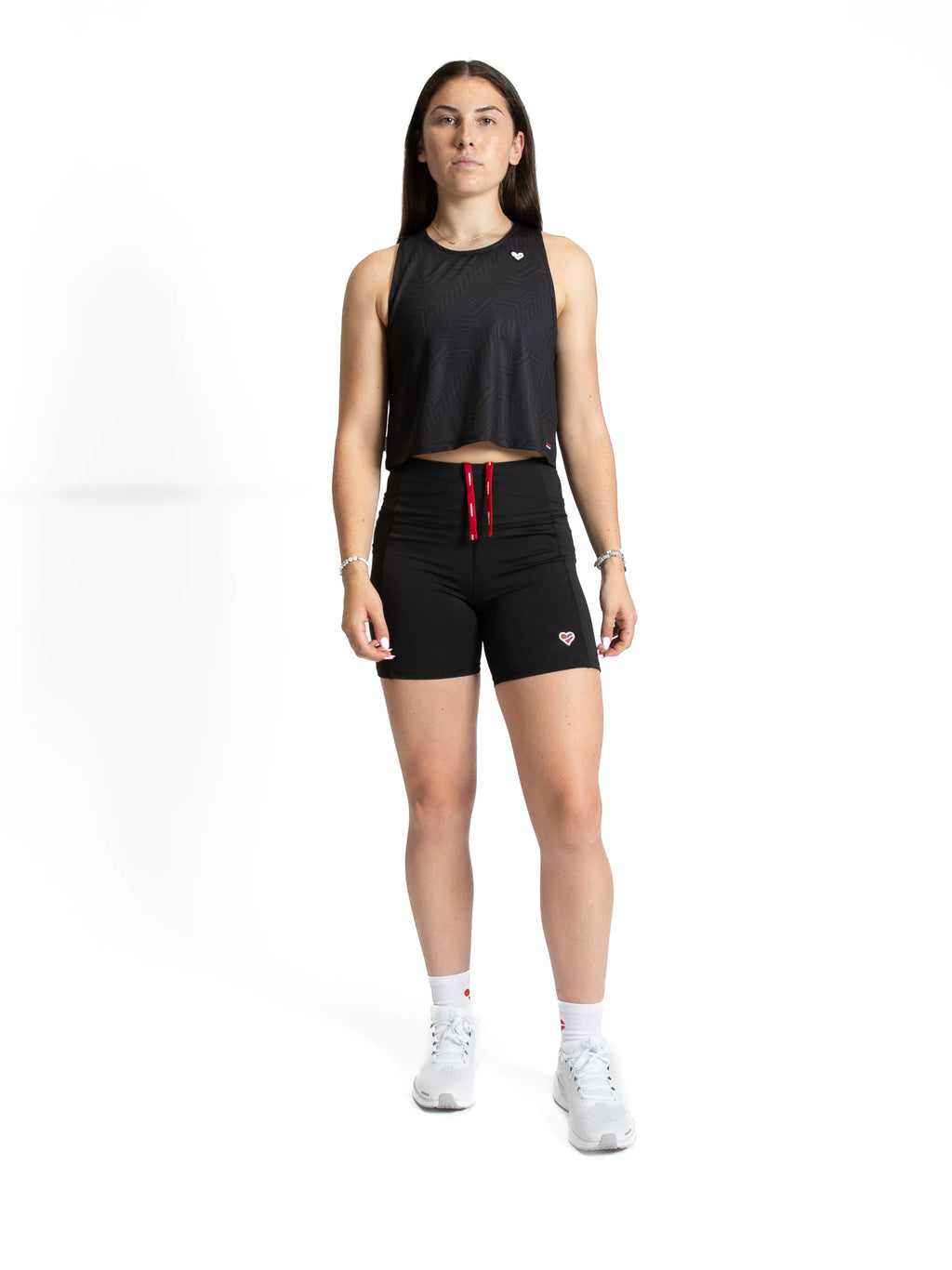 Heartbreak Womens Triple Pocket 5 Running Shorts