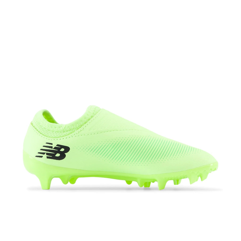 New Balance Furon Dispatch Junior FG V7 Soccer Cleats Bleached Lime Glo