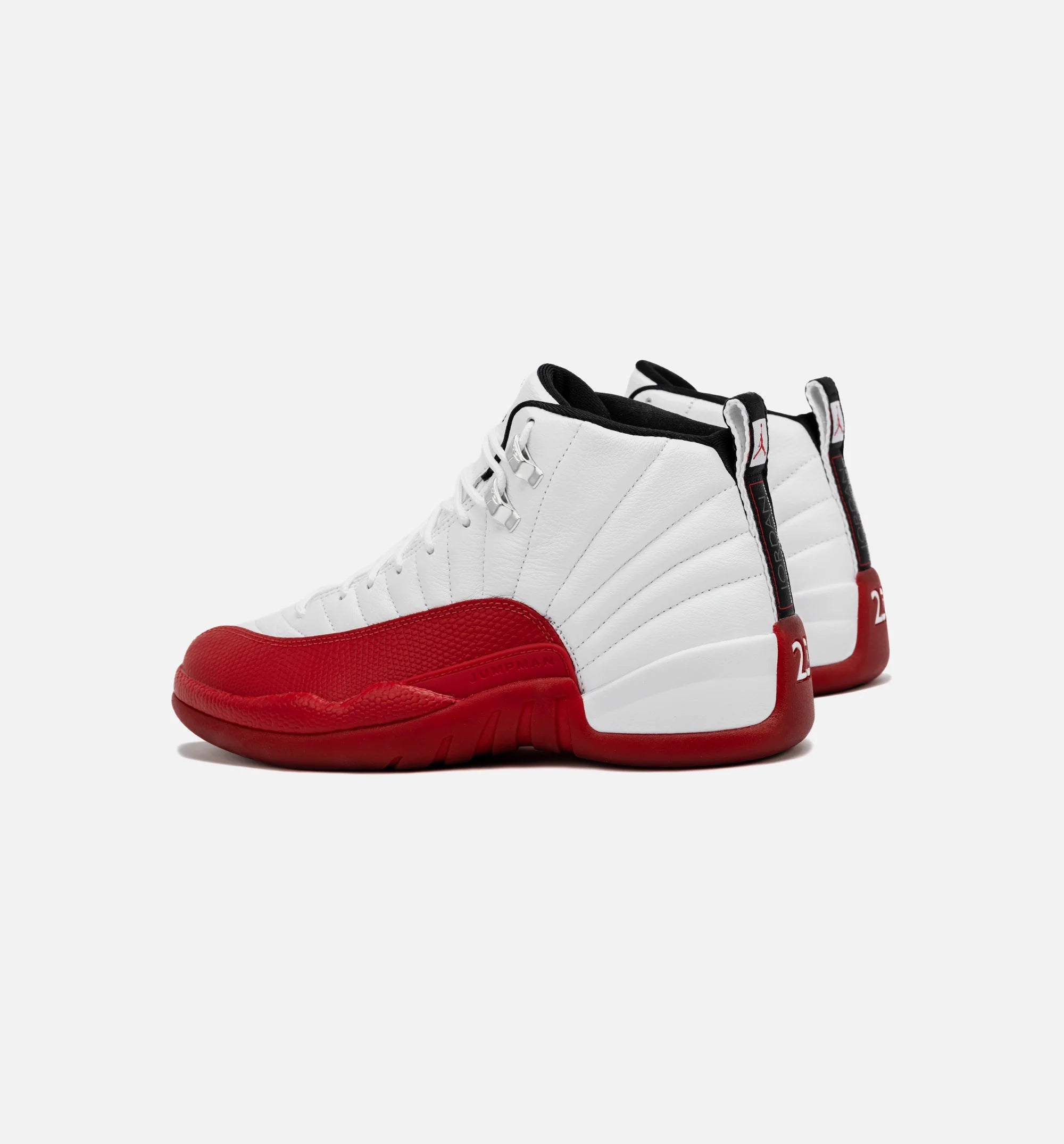 Air Jordan 12 Retro Cherry Mens Basketball Shoe Red White Free Shipping
