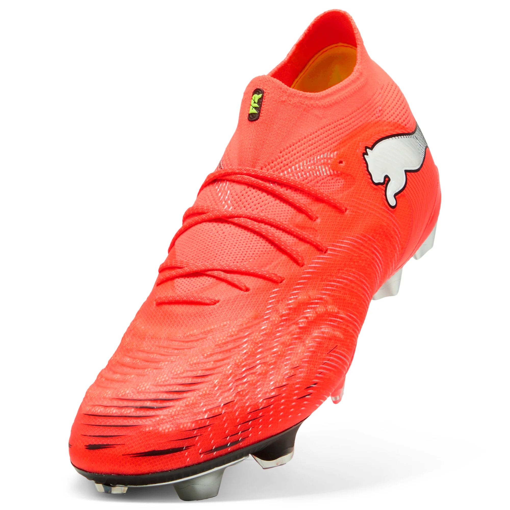 PUMA Future 9 Ultimate FG Firm Ground Mens Soccer Cleats Red White Black