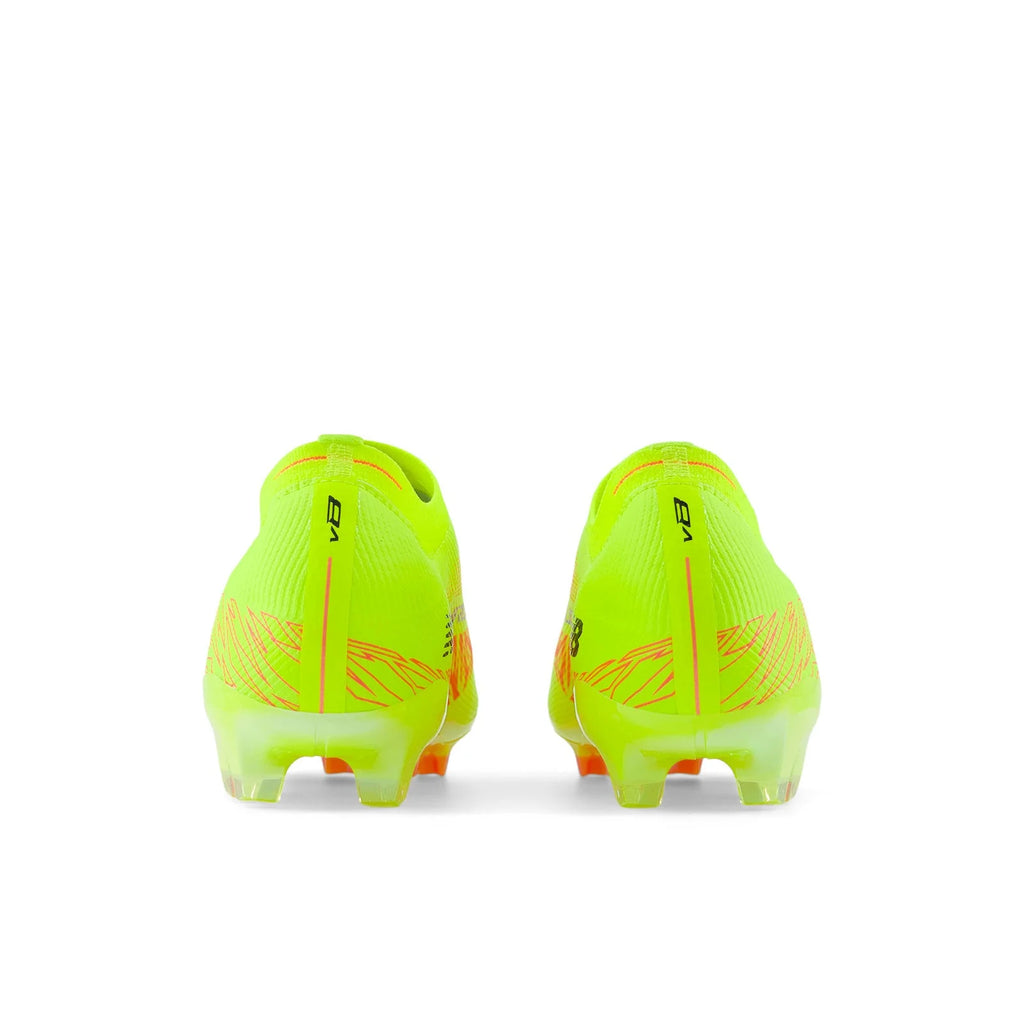 New Balance Furon V8 Elite FG Firm Ground Soccer Cleats Hi lite with Energy Red
