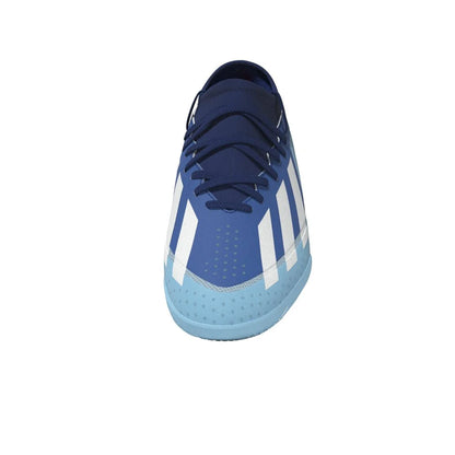 adidas X Crazyfast3 IN Junior Indoor Soccer Shoes Royal White