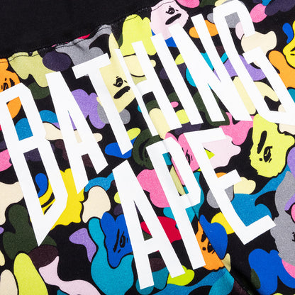 Multi Camo NYC Logo Sweat Shorts Black