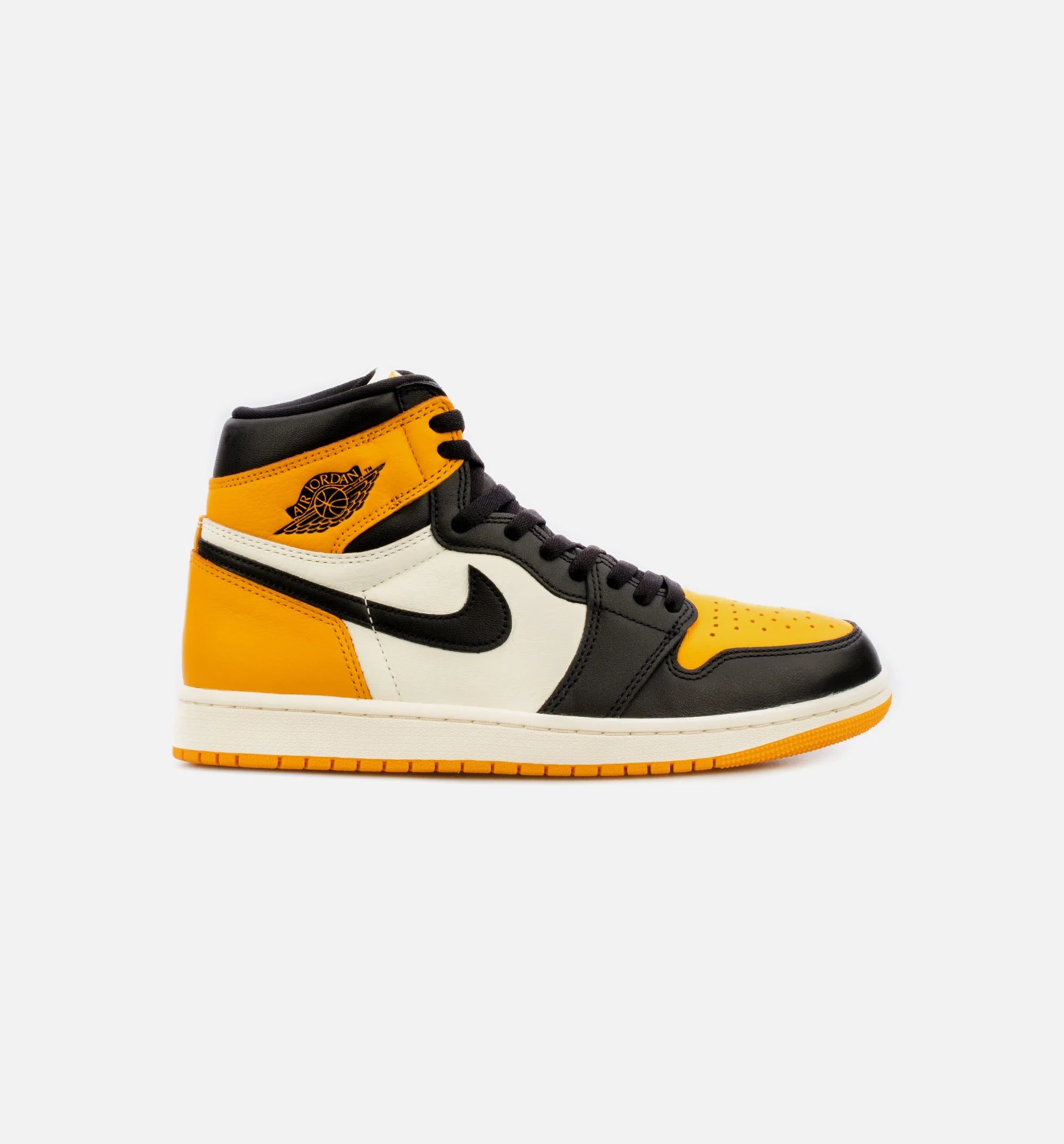 Air Jordan 1 Retro High Taxi Mens Lifestyle Shoe Black Yellow Limit One Per Customer
