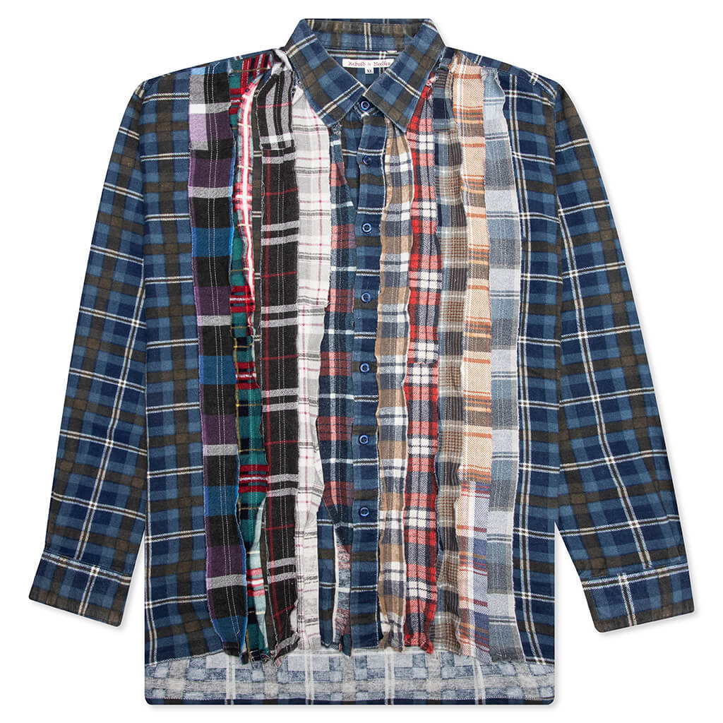Ribbon Flannel Shirt Assorted