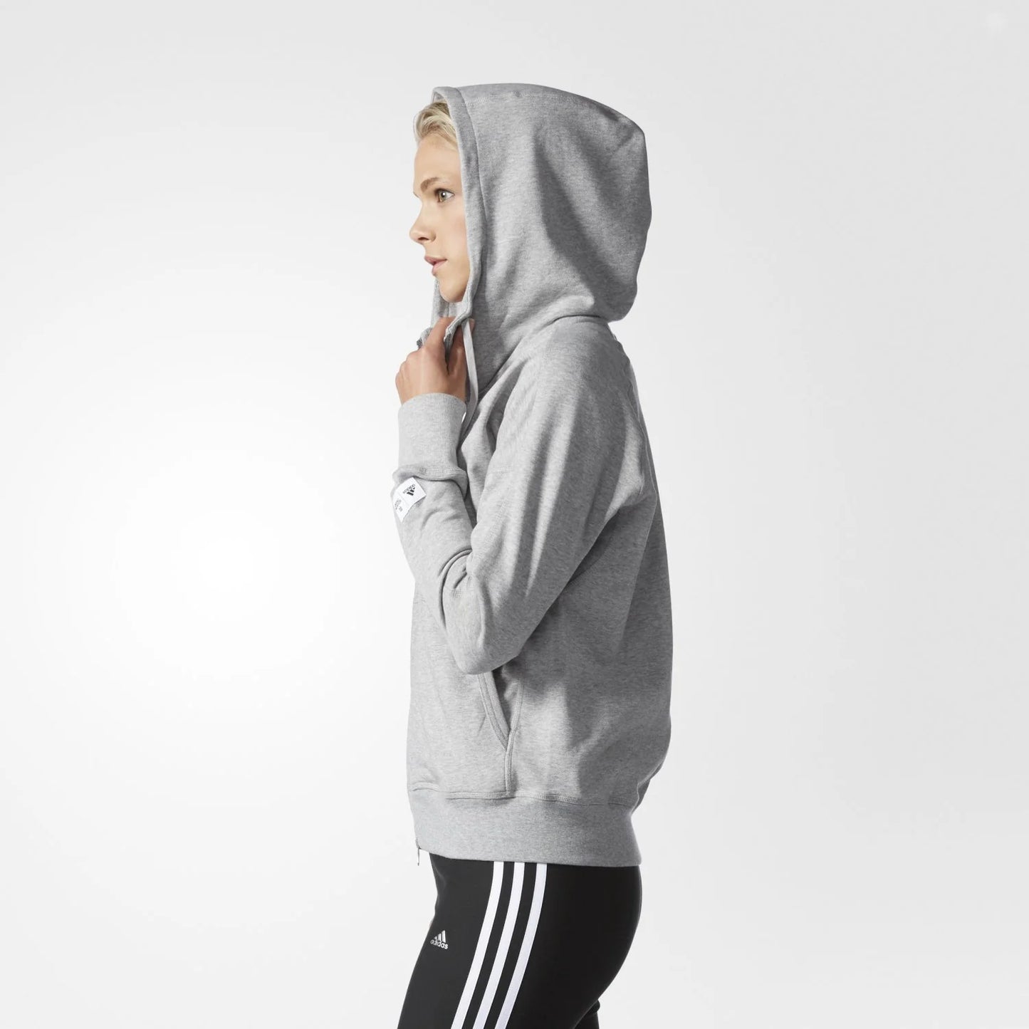 Reigning Champ X adidas French Terry Zne Hoodie Womens Grey