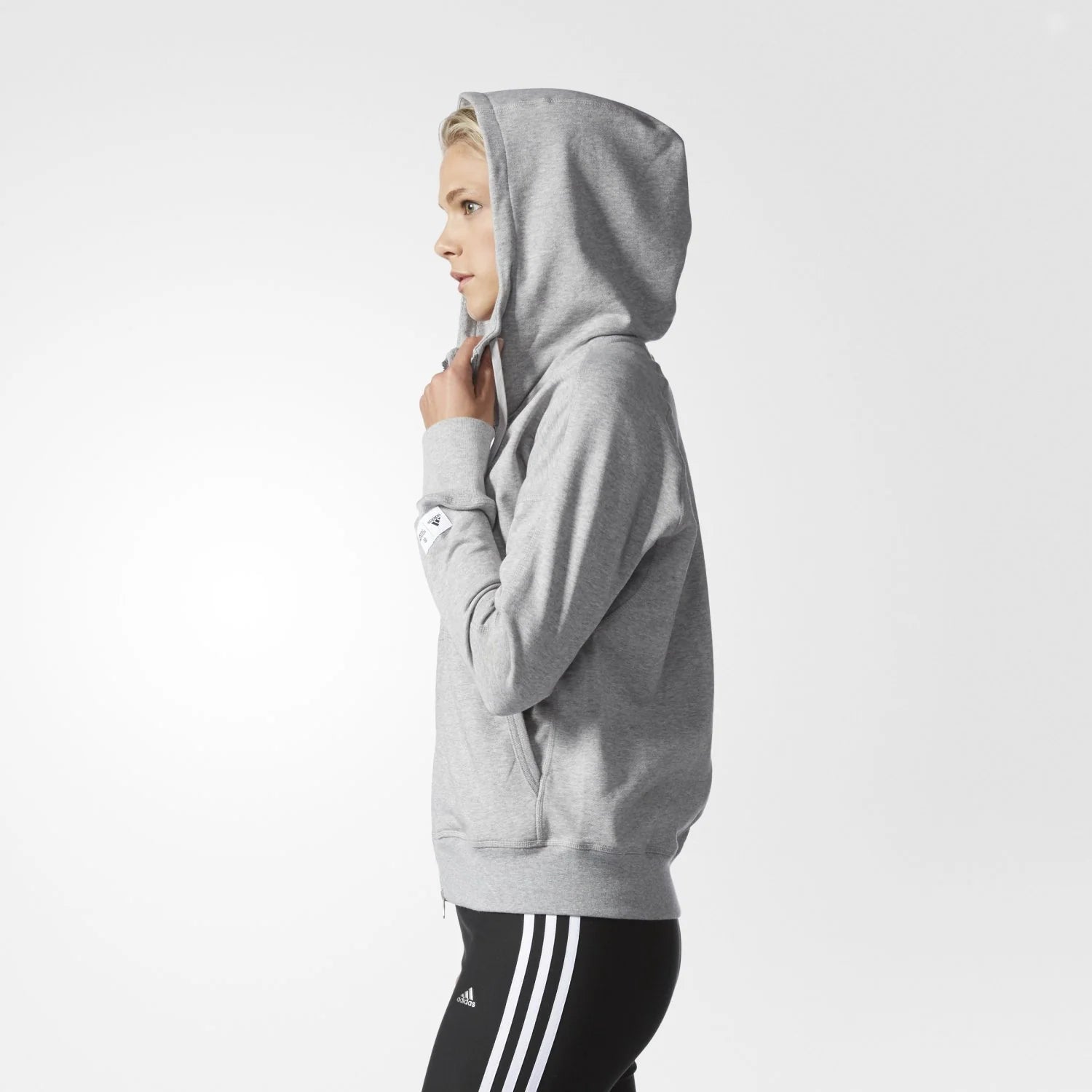 Reigning Champ X adidas French Terry Zne Hoodie Womens Grey