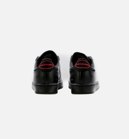 adidas Consortium X Pleasures Superstar Mens Lifestyle Shoe Black White