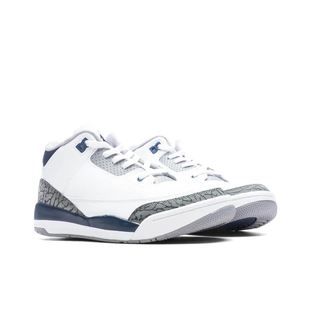Air Jordan 3 Retro PS White Midnight Navy Cement Grey