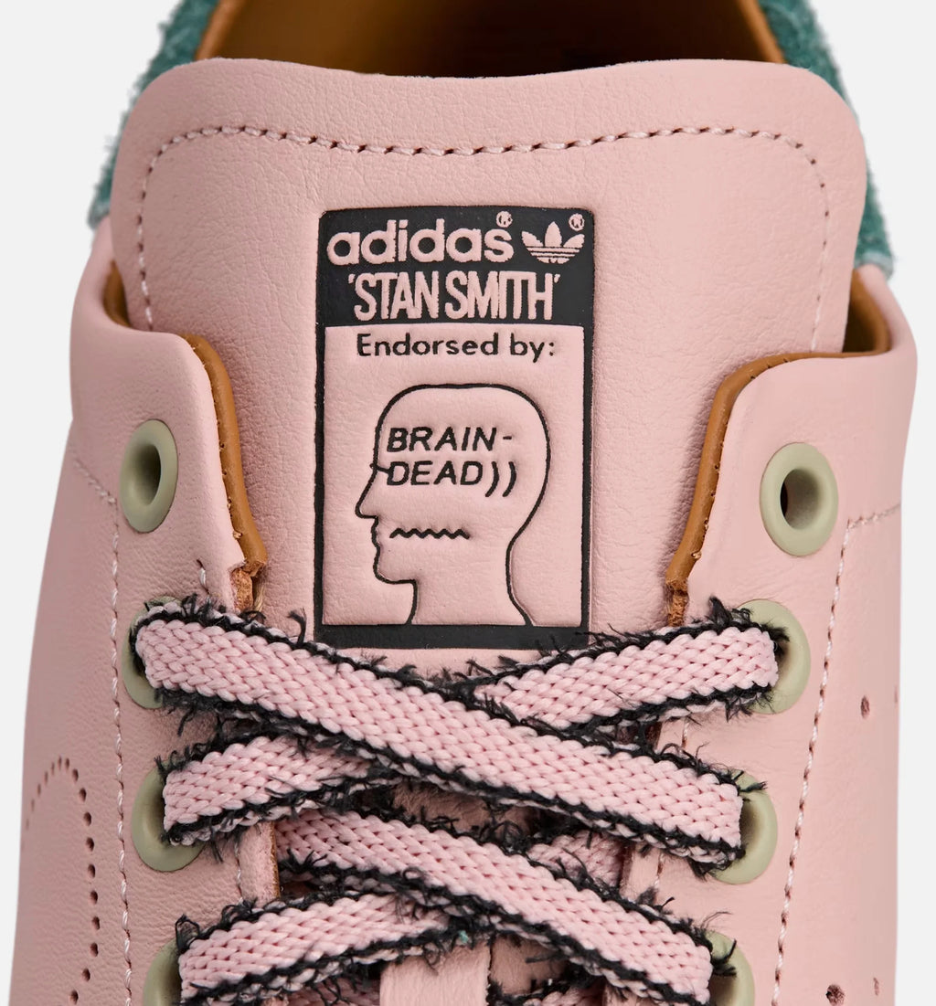 Brain Dead x Stan Smith Vapour Pink Mens Lifestyle Shoe Pink Black White