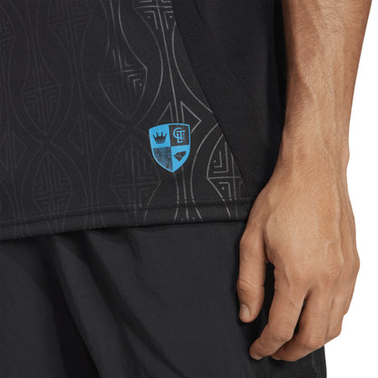 adidas Mens Charlotte FC Away Jersey 25 26 Black