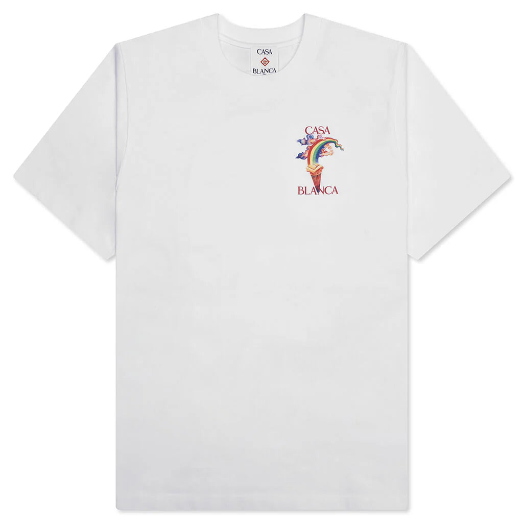 Nature Teacher Printed T Shirt White