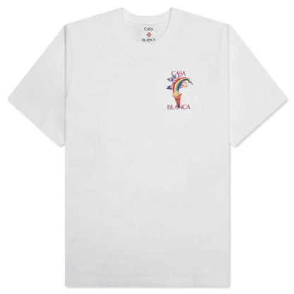 Nature Teacher Printed T Shirt White