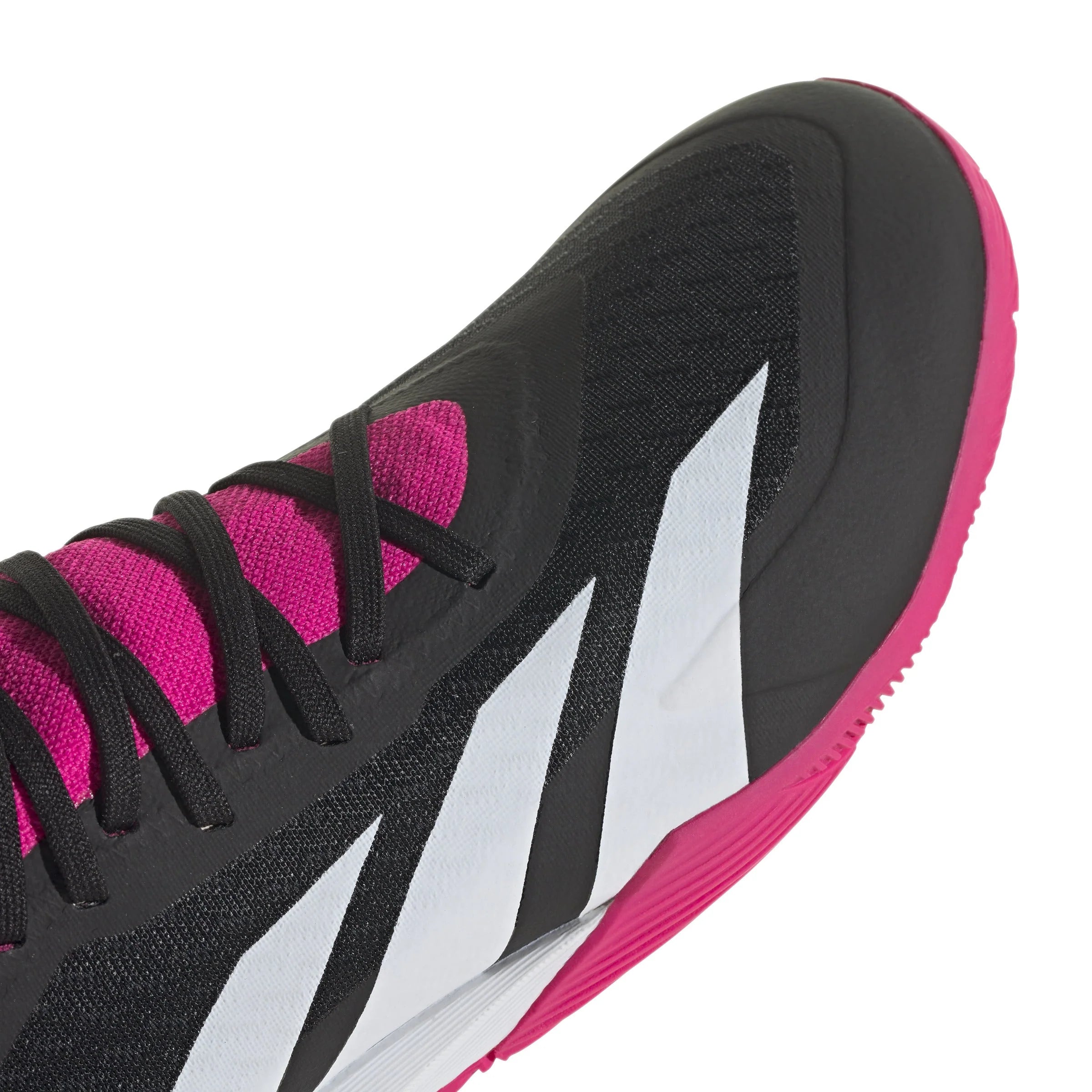 adidas Predator Accuracy3 IN Indoor Soccer Shoes Black White Shock Pink
