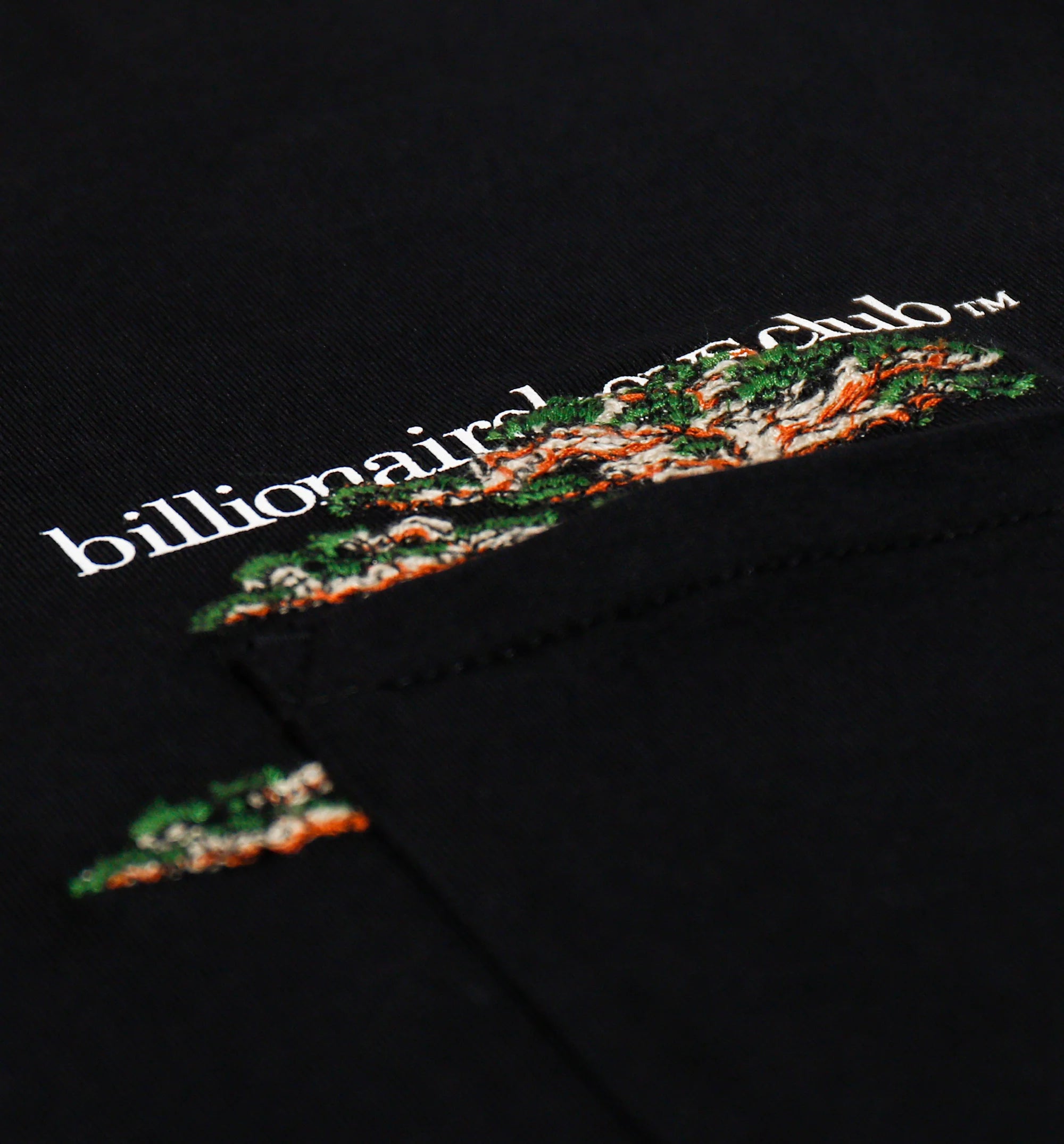 BB Hidden Tree Knit Mens T Shirt Black