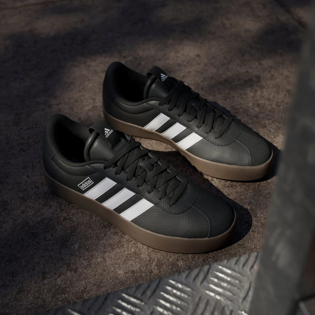 adidas VL Court 30 Shoes Core Black White Gum5