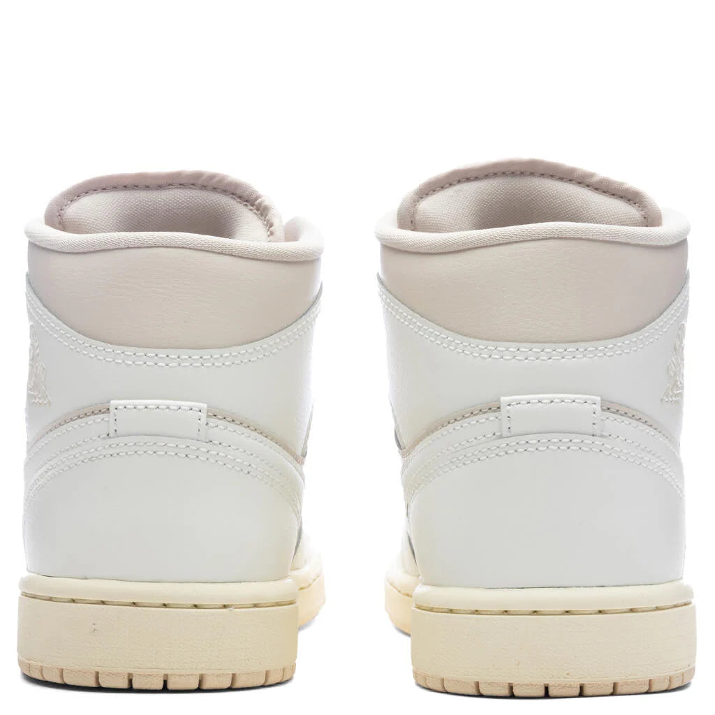 Womens Air Jordan 1 Mid Legend Light Brown Sail Muslin