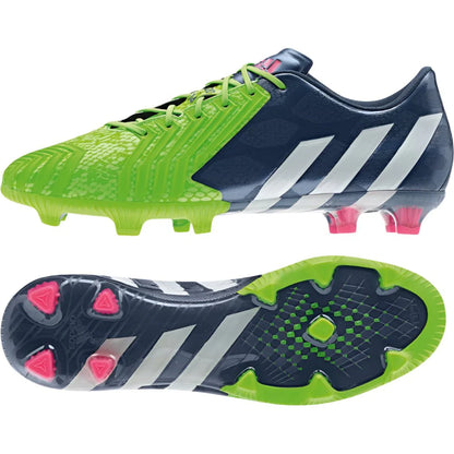 adidas Predator Instinct FG Firm Ground Soccer Cleats Rich Blue White Neon Green