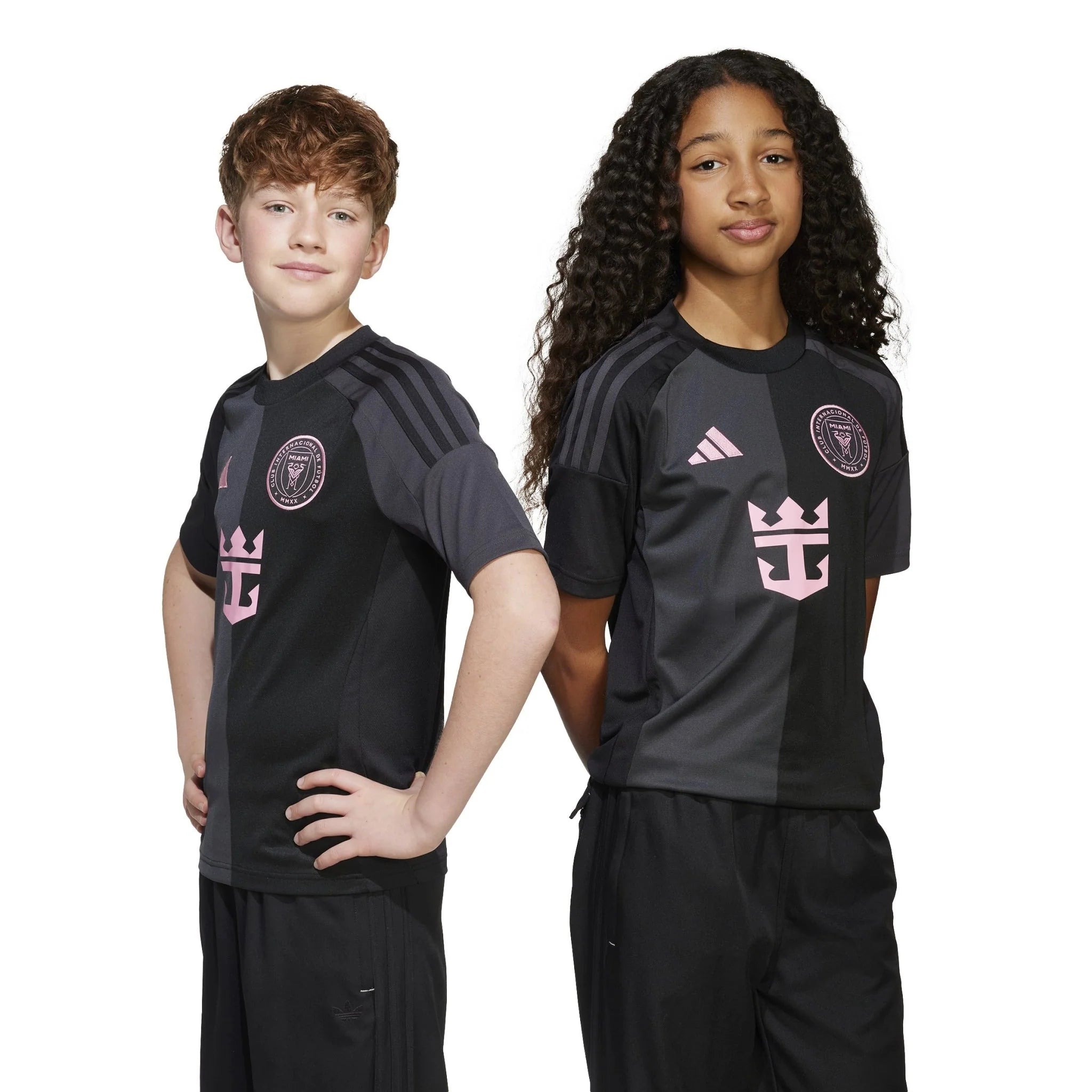 adidas Youth Inter Miami CF Away Jersey 25 26 Black