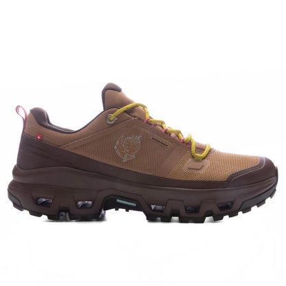 On x Sky High Farm Goods Womens Cloudrock Low WP Sphinx Chestnut