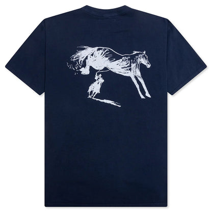 After All Is Said T Shirt Washed Navy