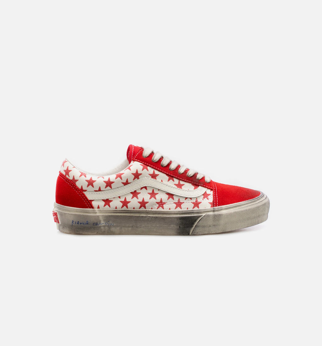 Bianca Chandon Vault OG Old Skool Mens Skate Shoes Red White