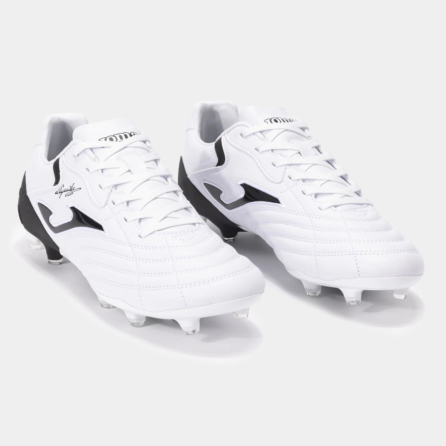 Joma Aguila Cup 2402 FG Firm Ground Soccer Cleats White Black