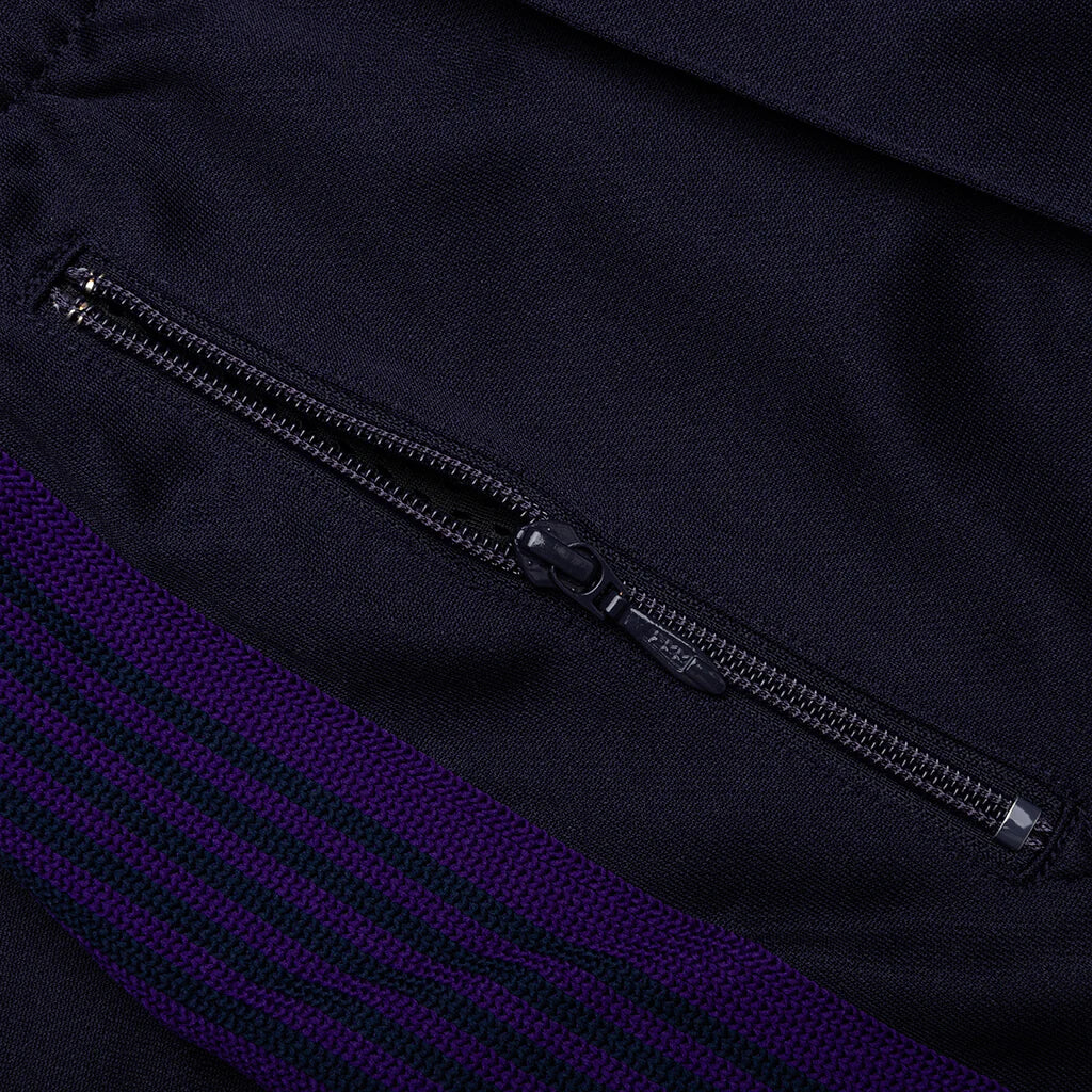 Boot Cut Track Pant Poly Smooth Navy