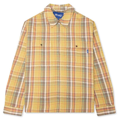 Rivington Zip Flannel Yellow