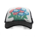 AirBrush Flower Trucker Hat Black
