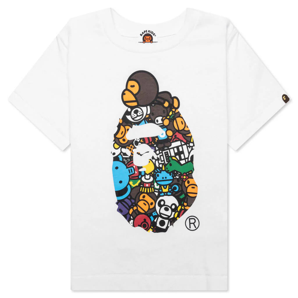 Kids Milo All Safari Milo on Big Ape Tee White