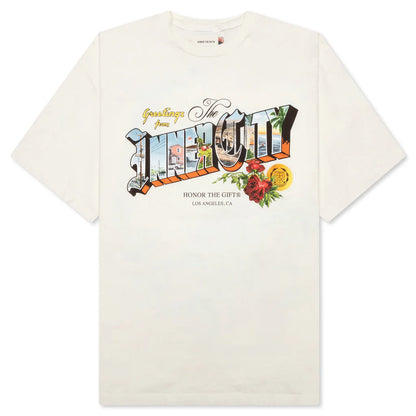 Greetings 20 S S Tee White