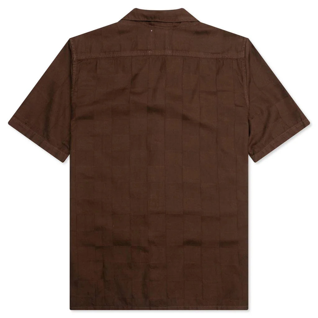 Checkered Sport Shirt Chocolate
