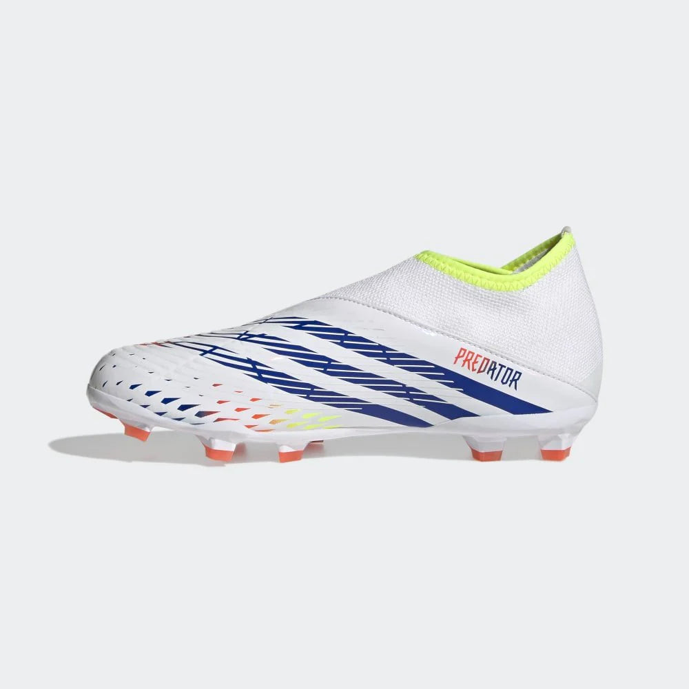 adidas Kids Predator Edge3 Laceless FG J Firm Ground Soccer Cleats