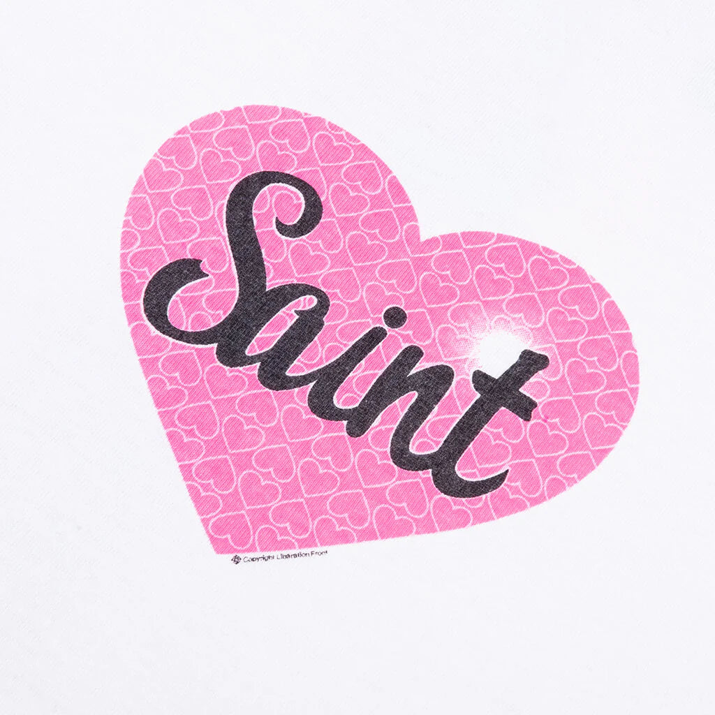 Heart Saint S S Tee White