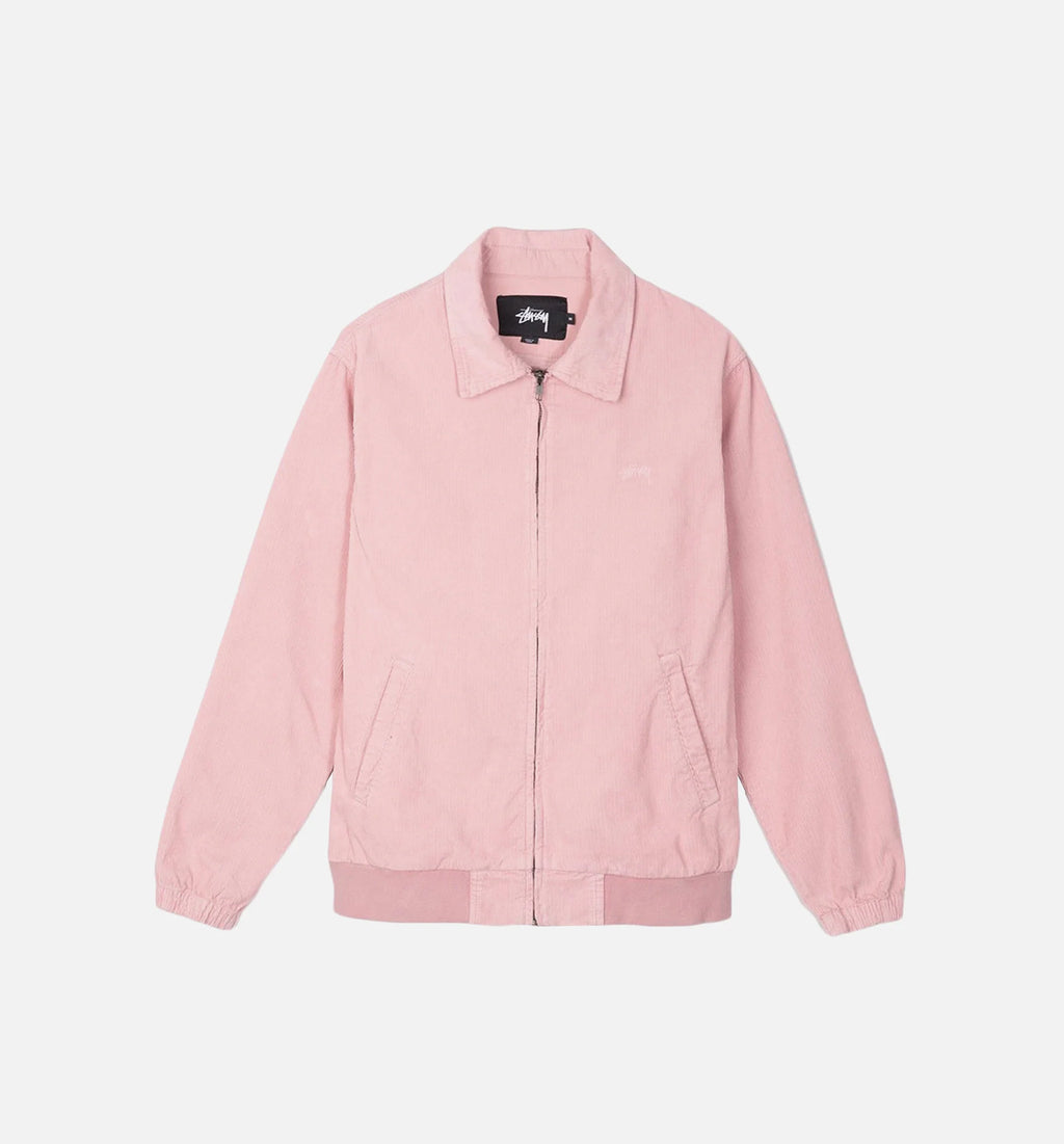 Stussy Bleached Out Cord Jacket Mens Pink