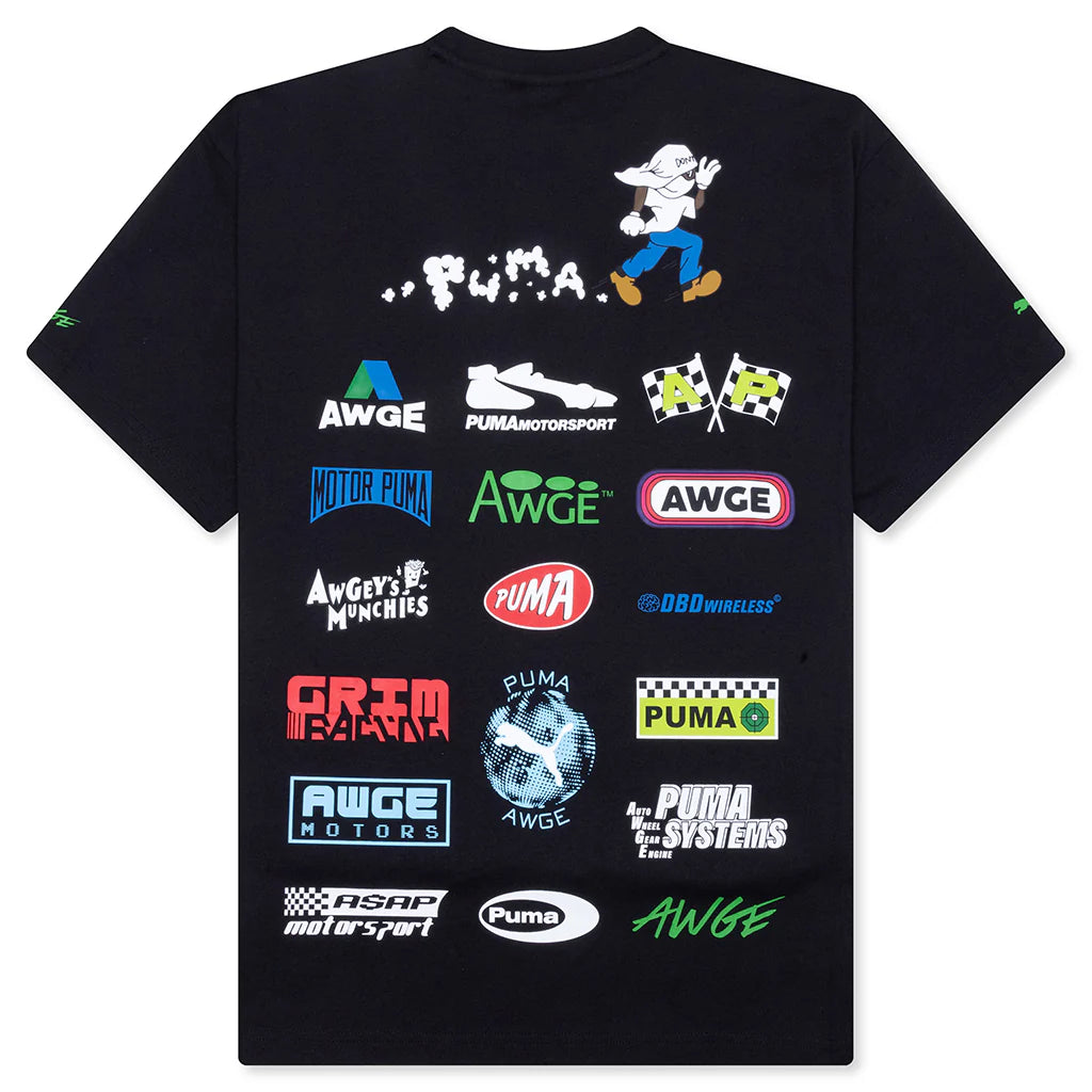 Puma x AAP Rocky Pocket T shirt Black